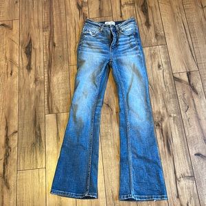 BKE Billie denim 24 x 29 1/2 Billie slim fit high rise boot cut jeans